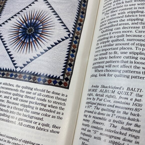 Quilters Newsletter Magazine September 1986 Issue 185 Patterns and Tip Articles - Picture 6 of 7